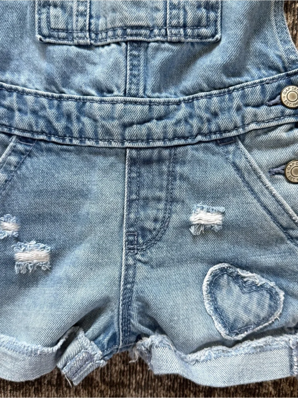 GAP denim overalls