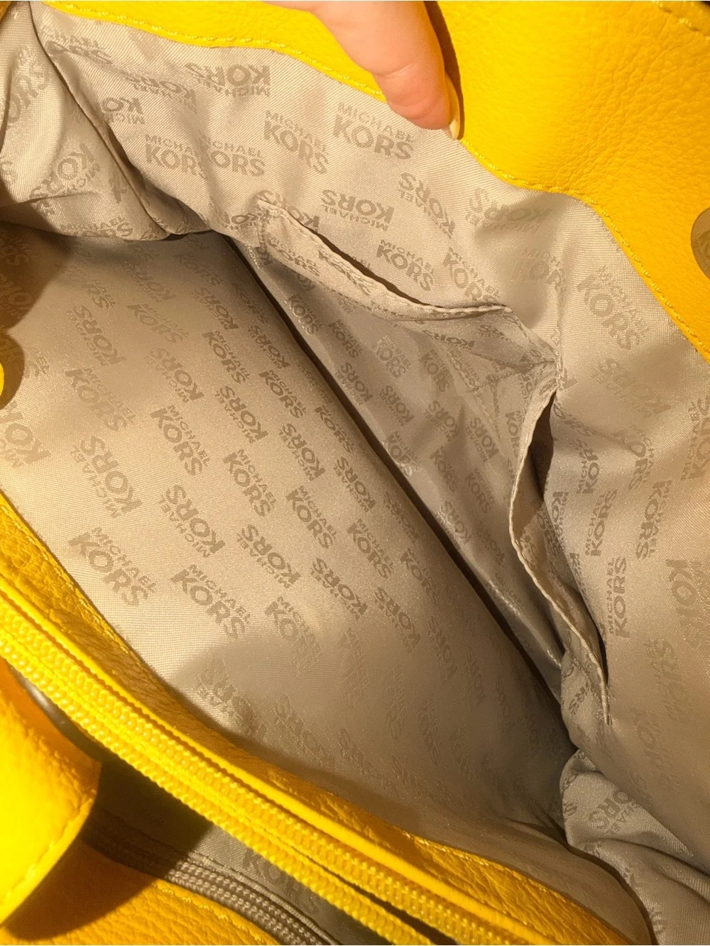 Michael Kors vibrant pebbled