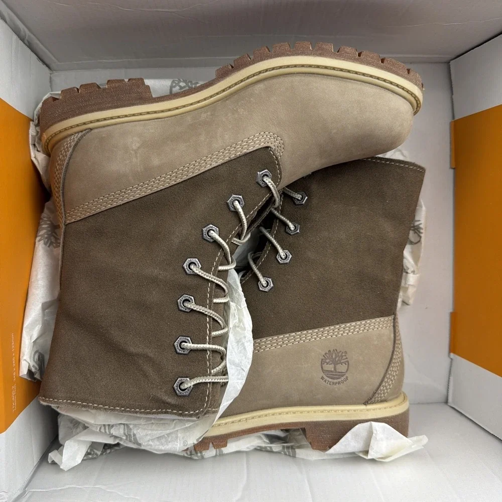 TIMBERLAND AUTHENTICS TEDDY‎ FLEECE WOMEN'S FOLD-DOWN BOOTS SIZE US 6
