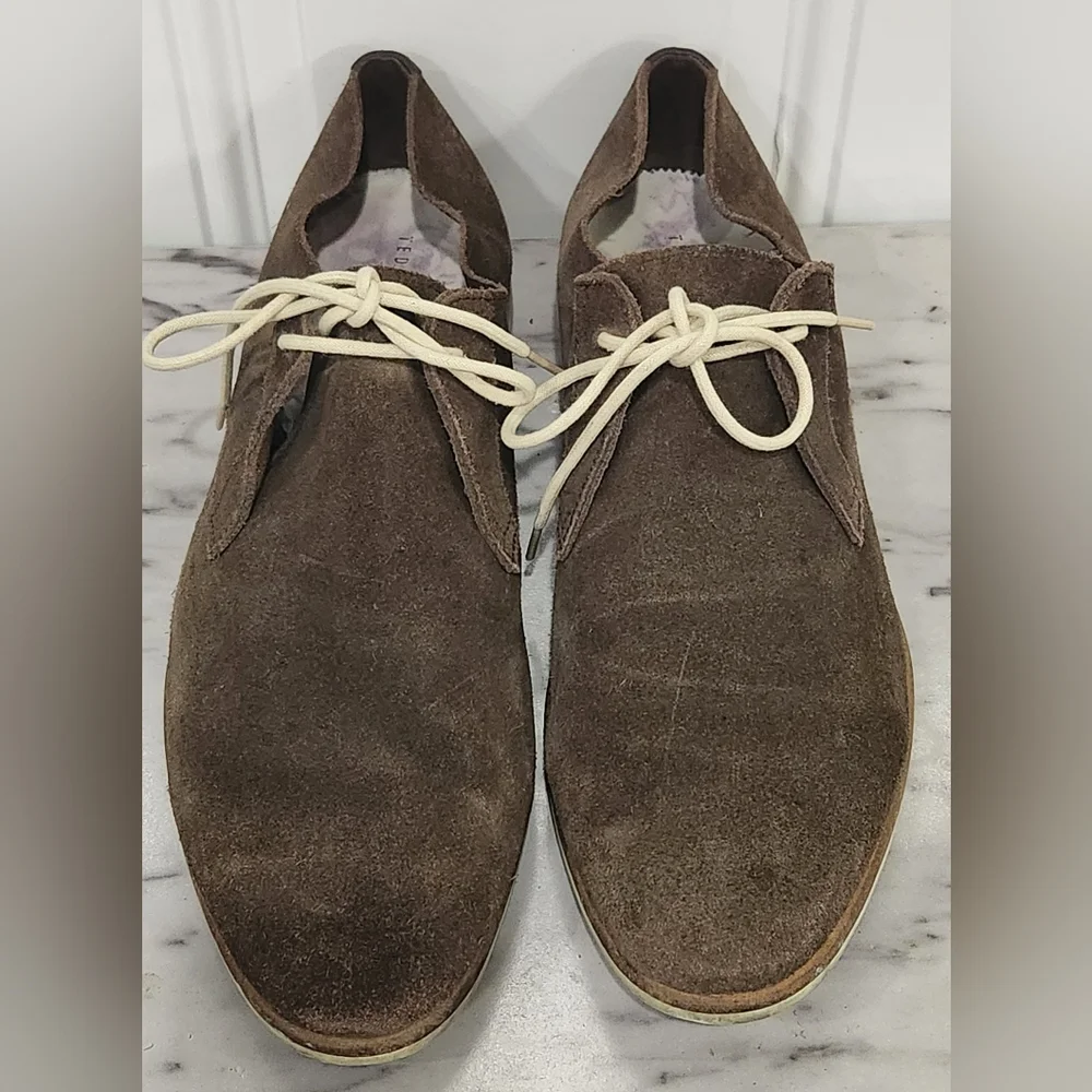 Ted Baker London brown suede shoes men's size 9