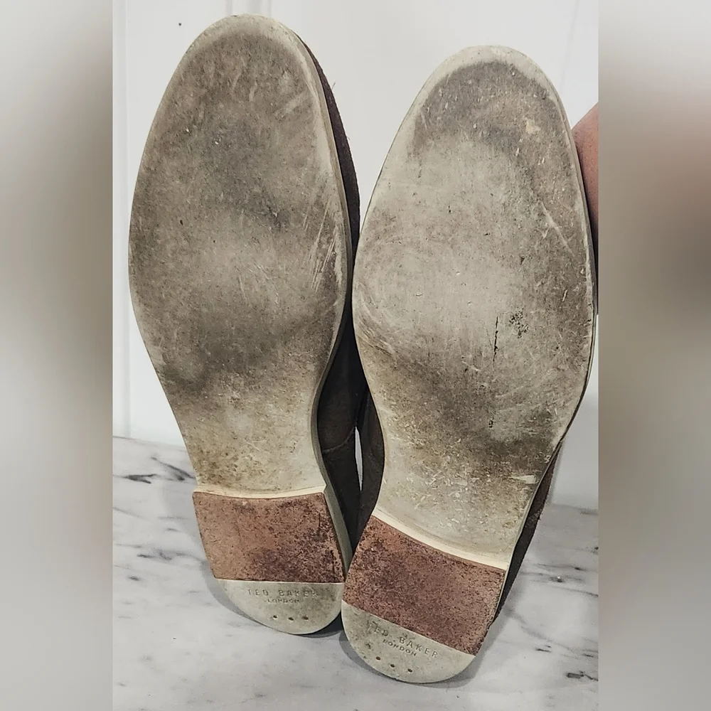 Ted Baker London brown suede shoes men's size 9