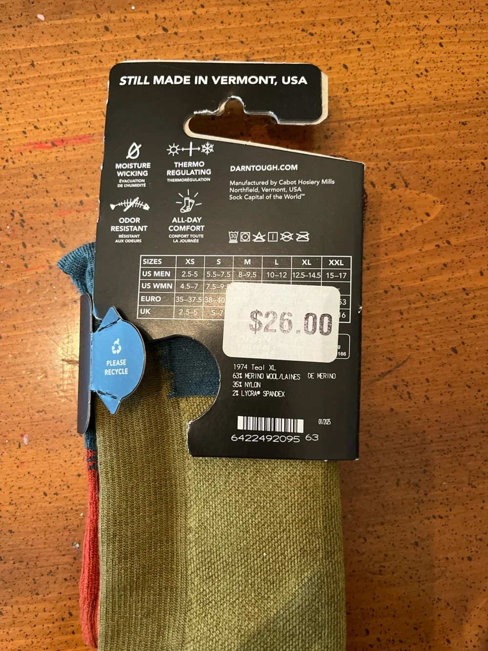 Darn Tough new tags