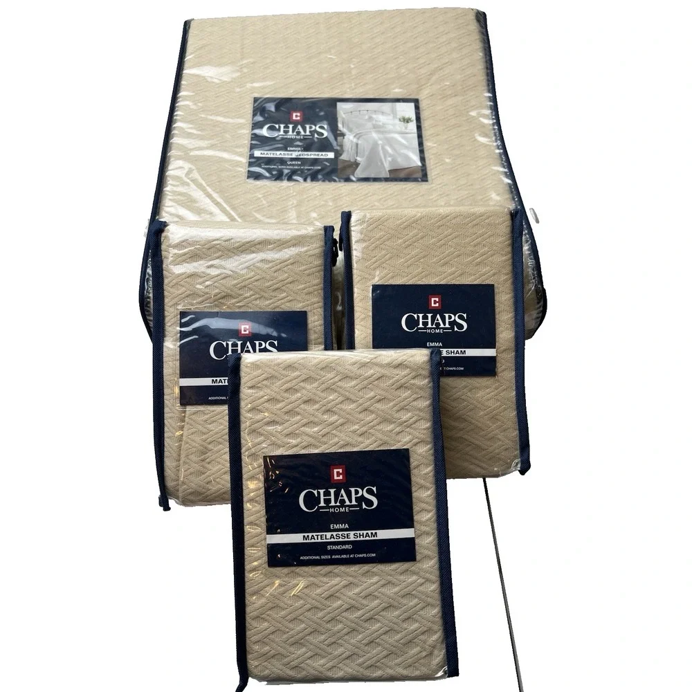 CHAPS Home Set of 3 STANDARD SHAMS Size: 20 х 26