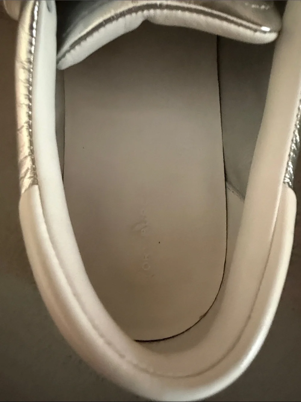 Tory Burch metallic leather