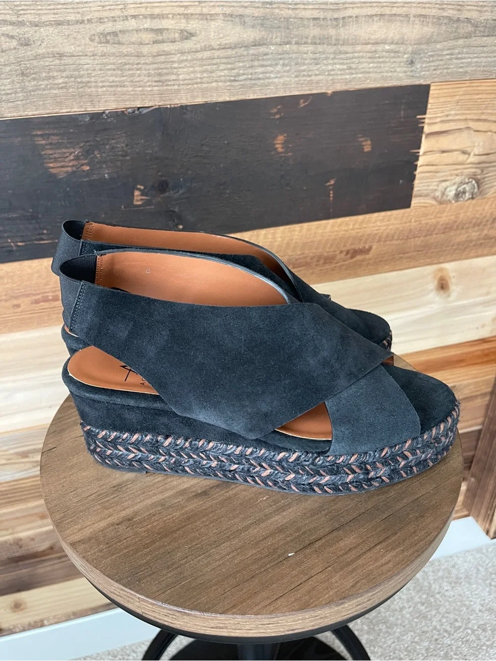 Aquatalia suede crisscross