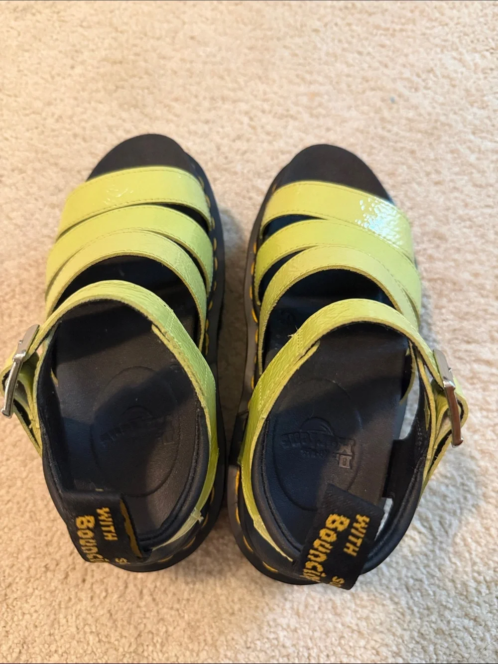 Dr. Martens bright lime