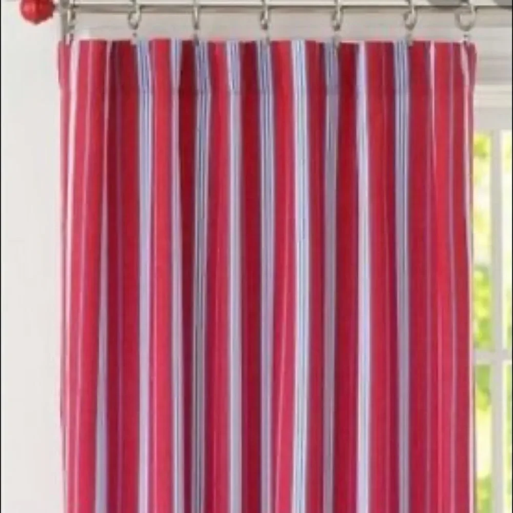 Pottery Barn Kids Classic Stripe Curtain Panel | 63x44