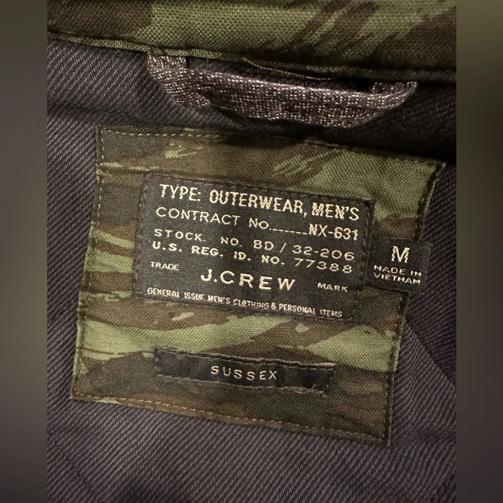 J. Crew quilted field