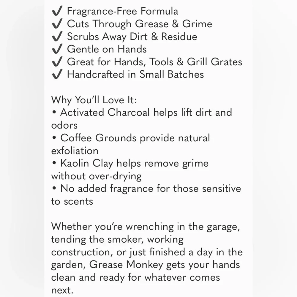 Homemade grease monkey