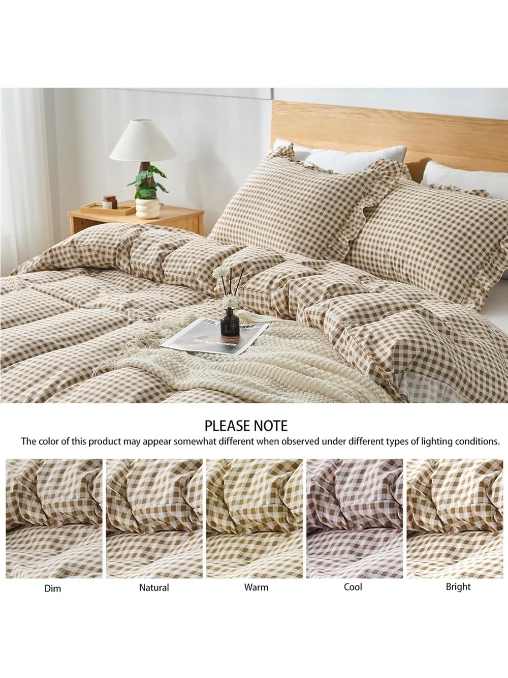 Kisswish gingham duvet