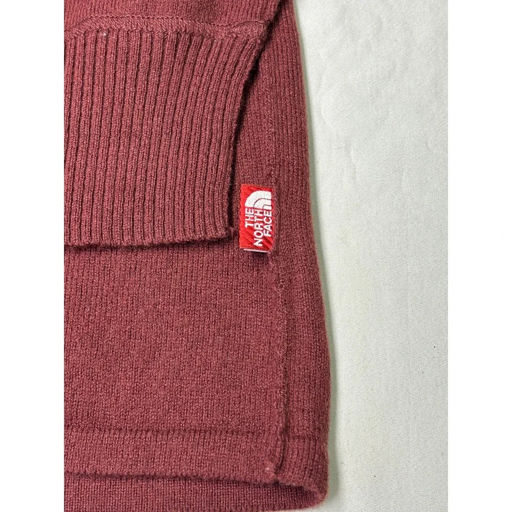The North Face wool pullover layering