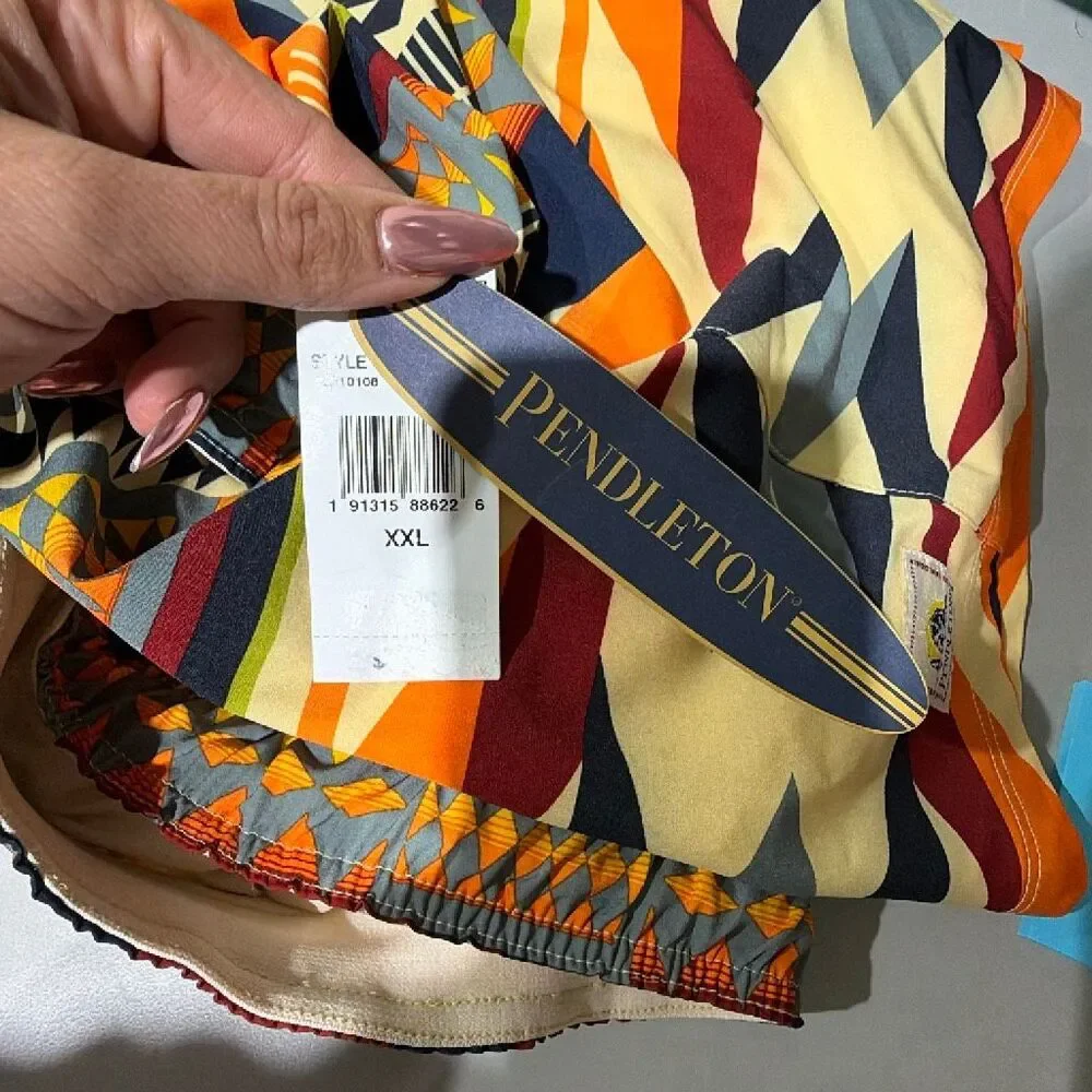 Pendleton printed packable