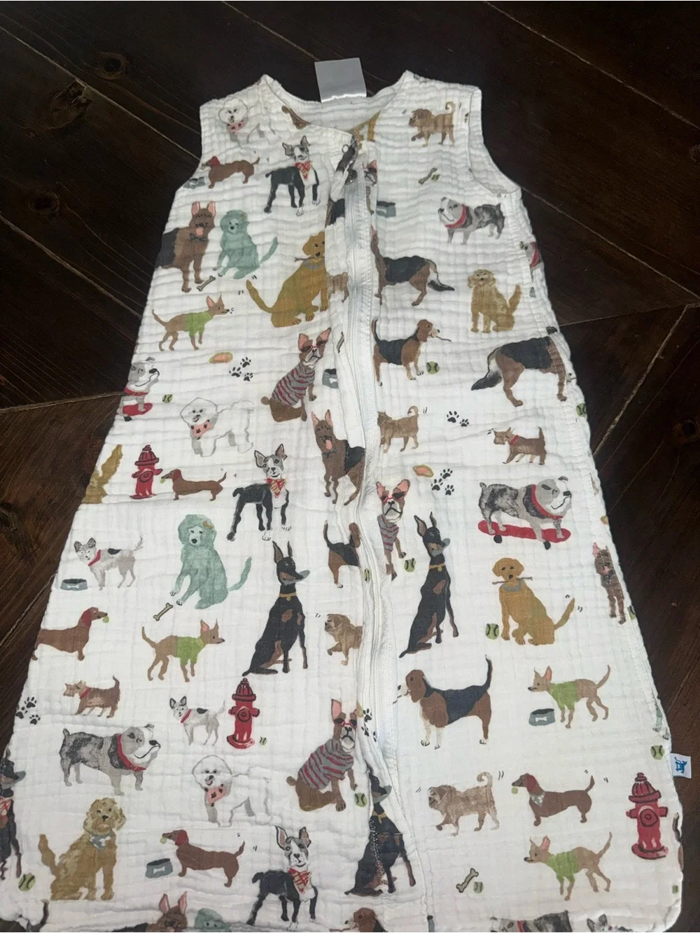 Little Unicorn Muslin Dog Sleep Sack Size M