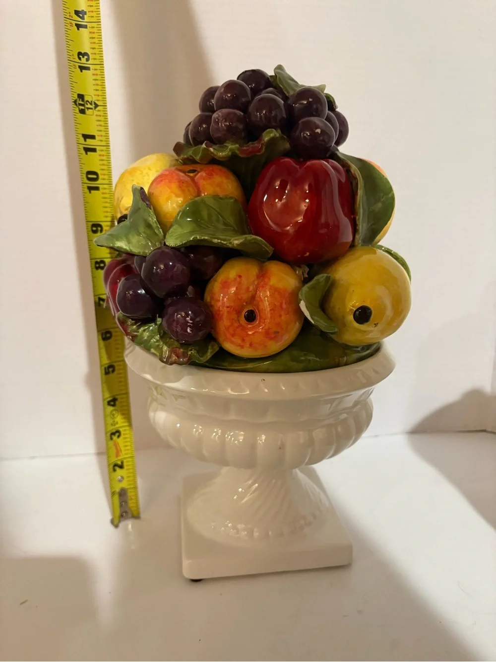Decorative Ceramic Fruit Bowl - Multicolor- Vintage