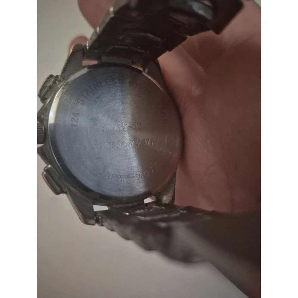 Japan Movement Lot Of 4 Men's Watches In Need Of Minor Repairs