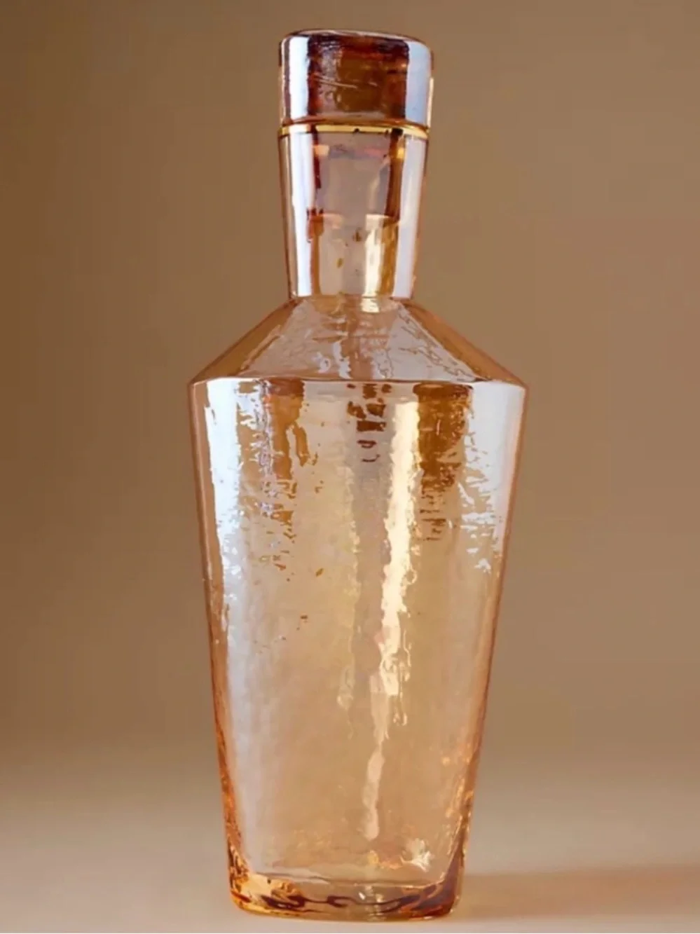 NEW! Anthropologie ZaZa Luster Decanter in Honey