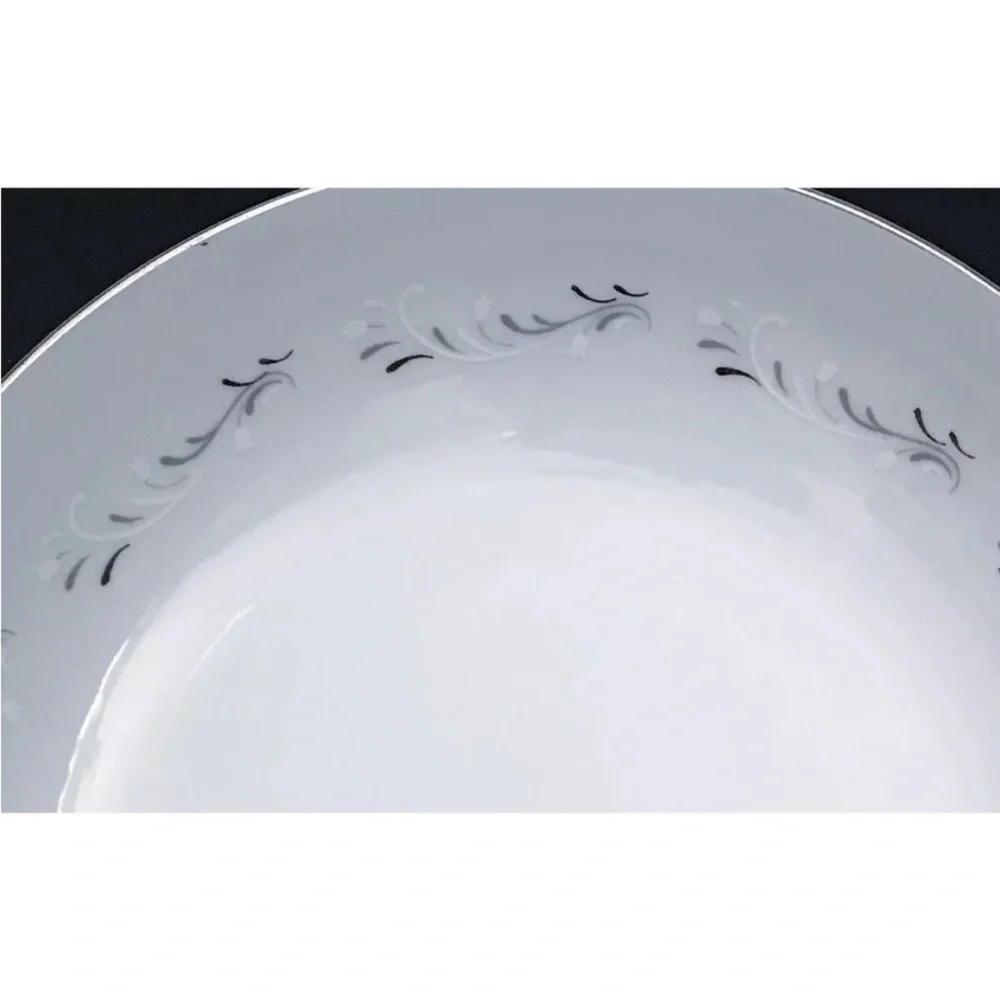 Vintage Crown Melody Tulip China Serving Bowl Floral Cottage Core Minimalist