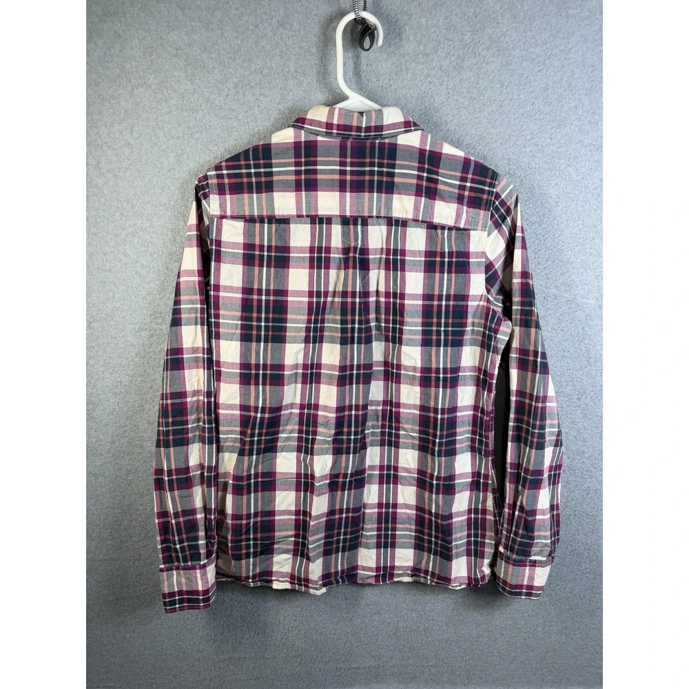 Banana Republic Shirt Mens Medium Plaid Classic Fit Button Up Long Sleeve Casual