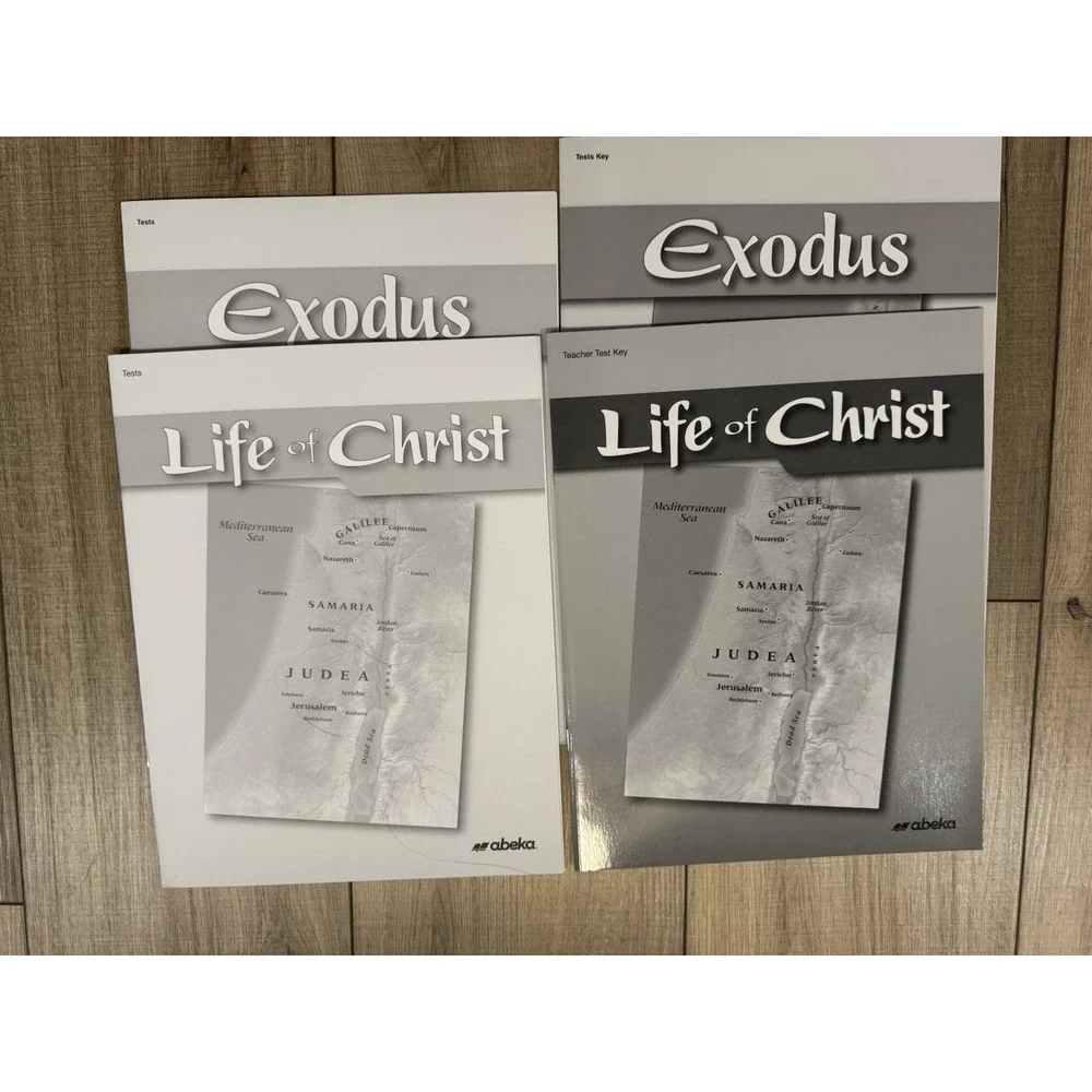 Abeka Bible 7 Grade 7th  Test Key And Student Tests Brand New Exodus Life Christ
