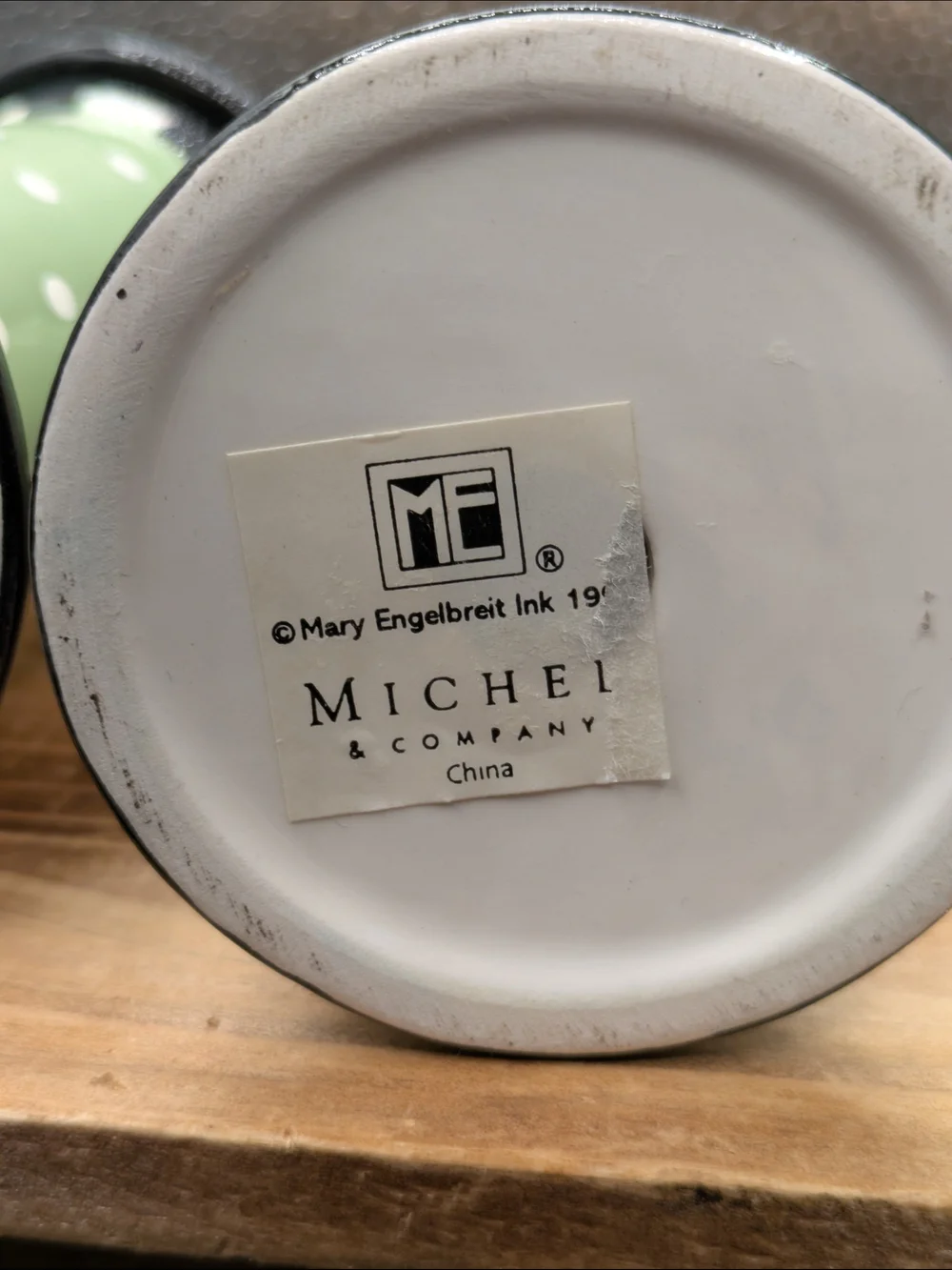 Mary Engelbreit pair ceramic