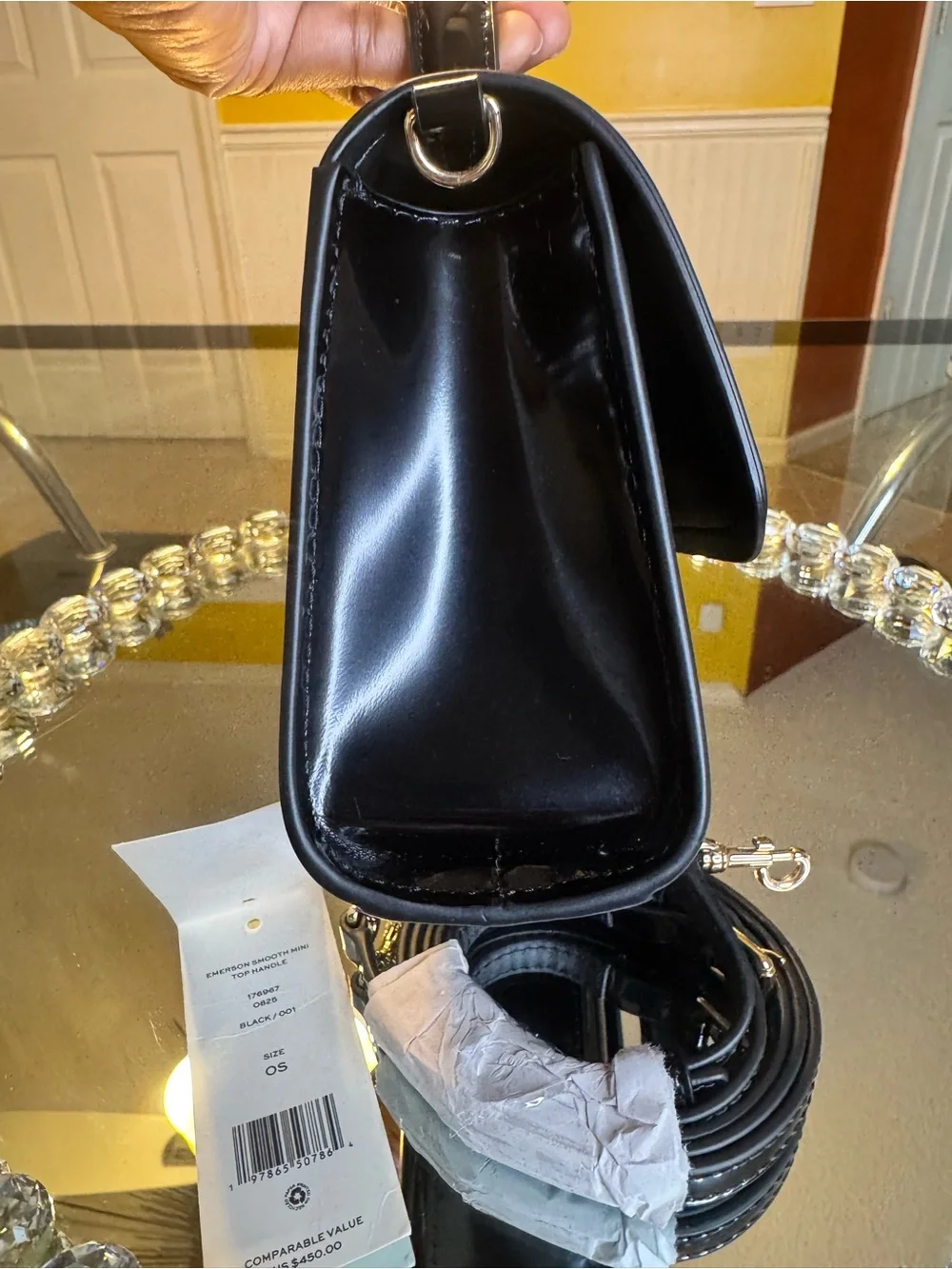 Tory Burch shiny black