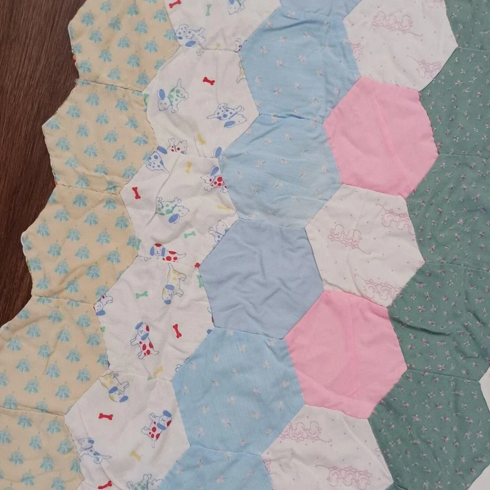 Handmade vintage patchwork