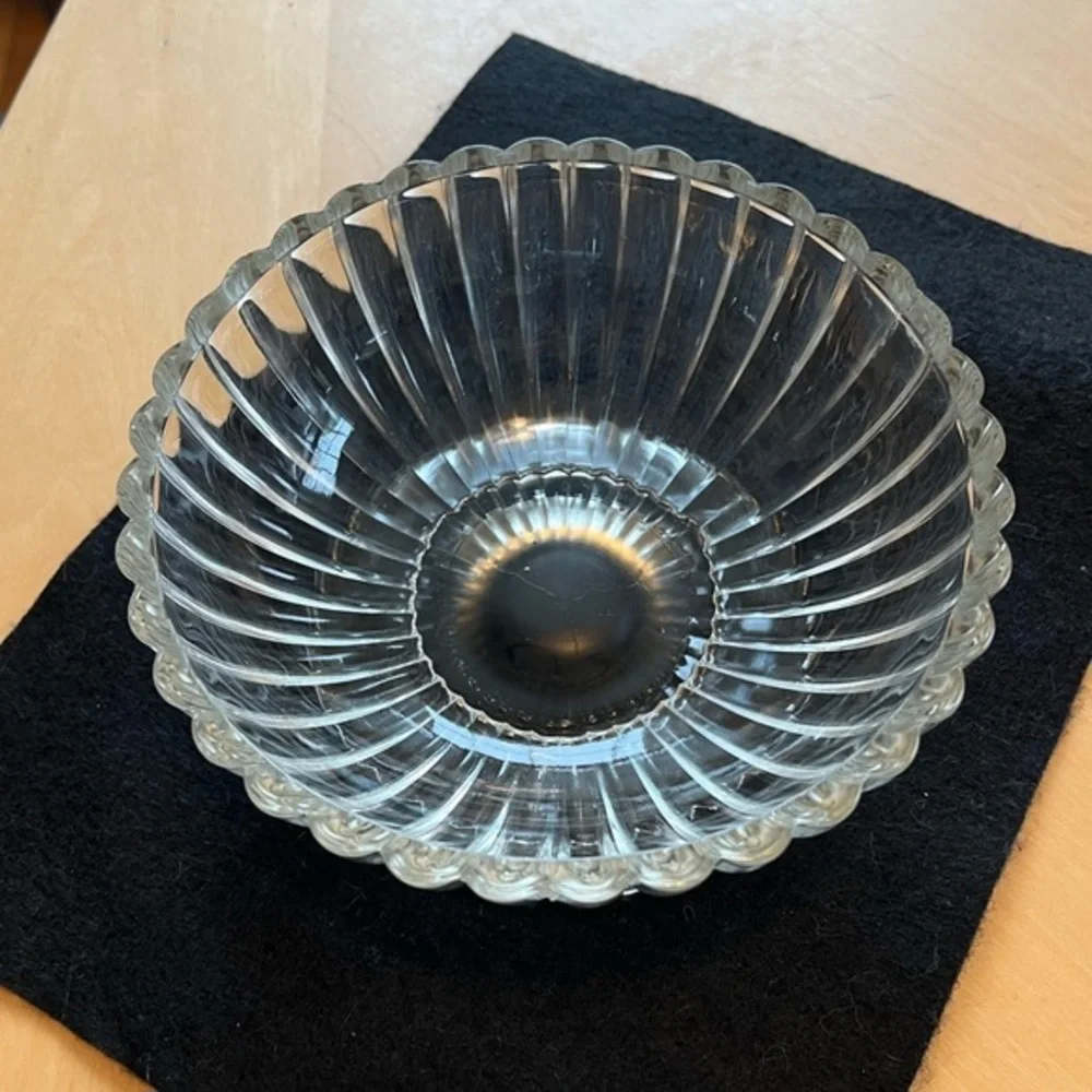 Vintage elegant clear