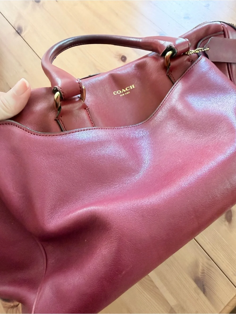 Coach authentic leather