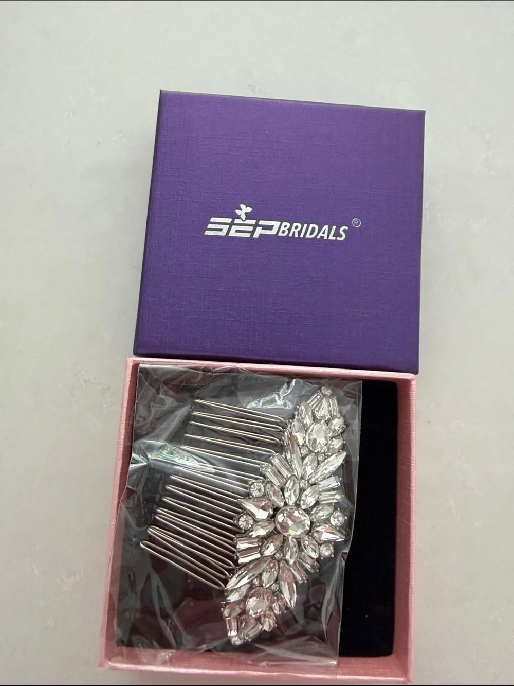 SEP bridals sparkling silver