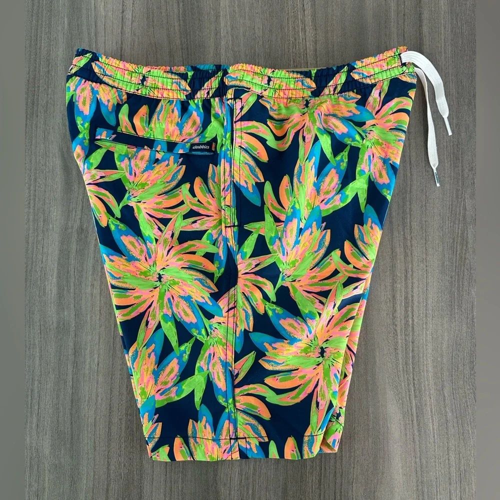 chubbies vibrant floral