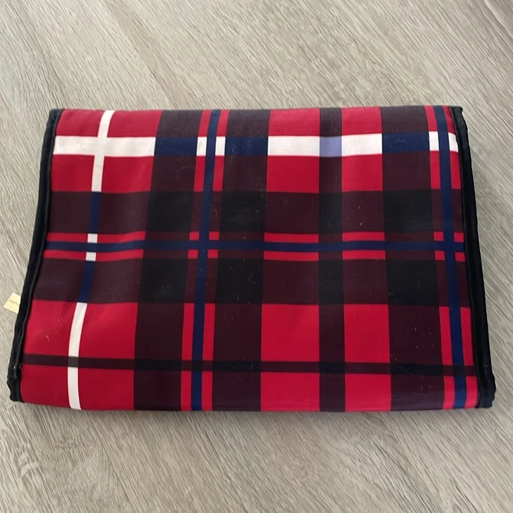 Tartan + Twine Hanging Valet Red & Black W/ White Plaid - 21.5