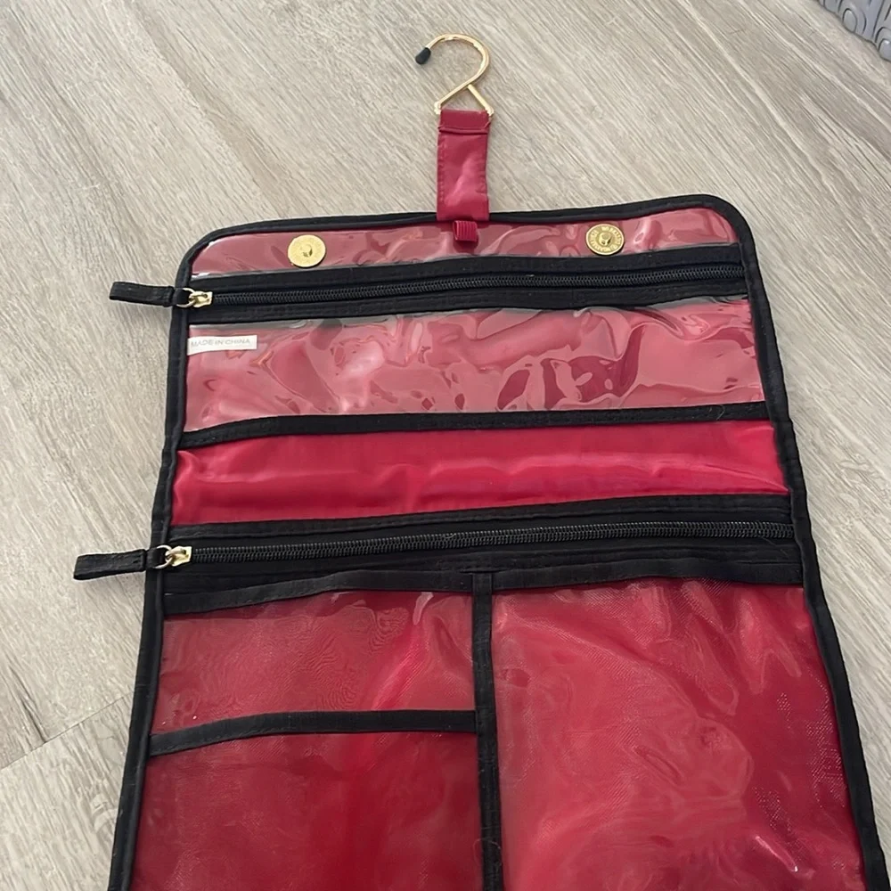 Tartan + Twine Hanging Valet Red & Black W/ White Plaid - 21.5