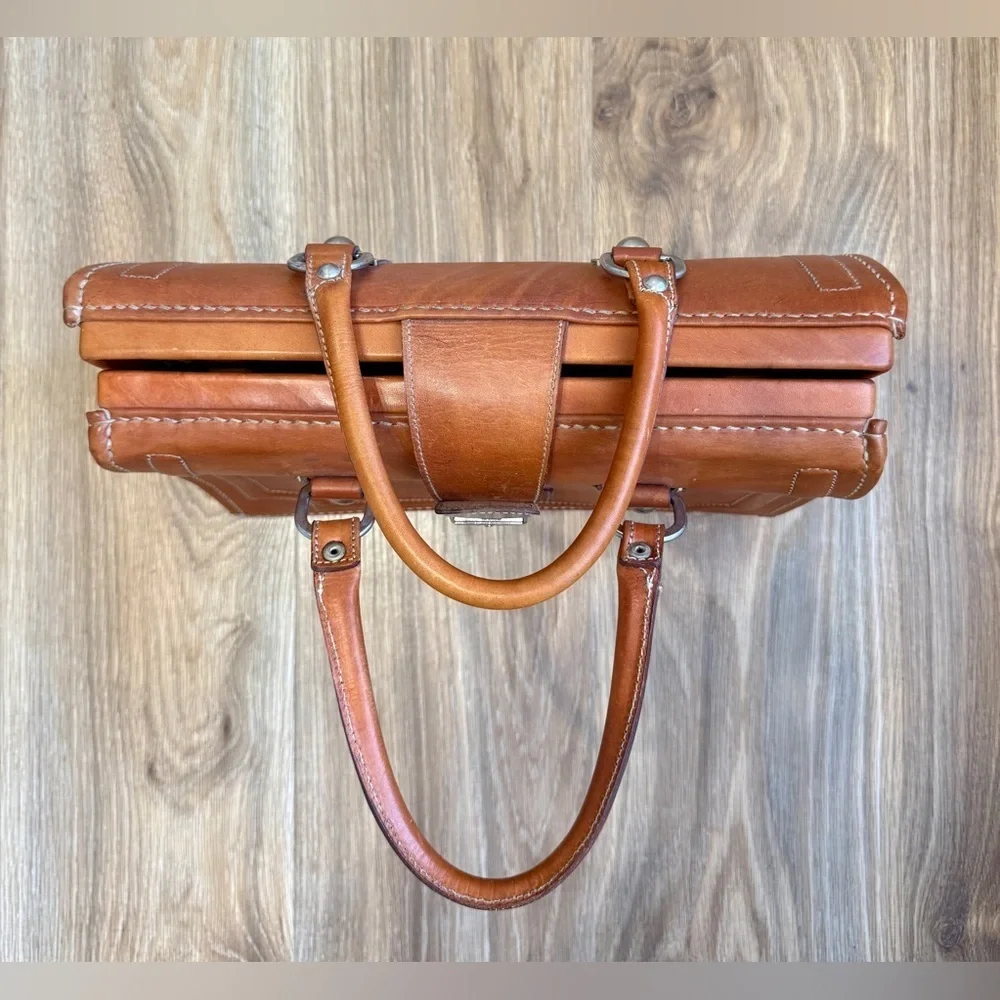 Guillermo Londoño Leather Doctor Style Satchel Briefcase
