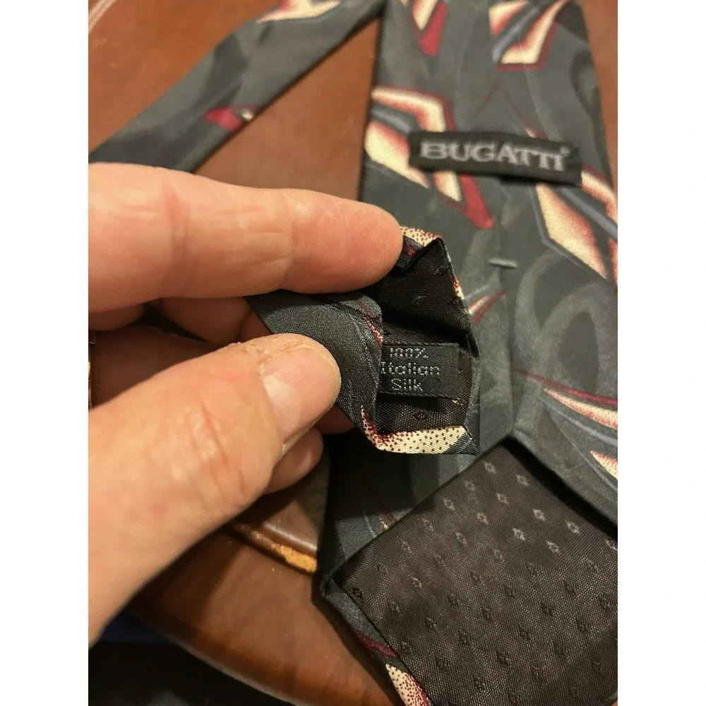 Bugatti black men tie