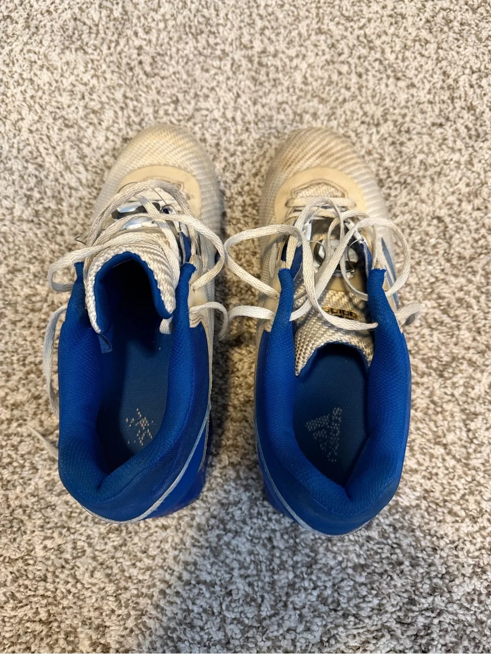 adidas Athletic Shoes in White and Blue