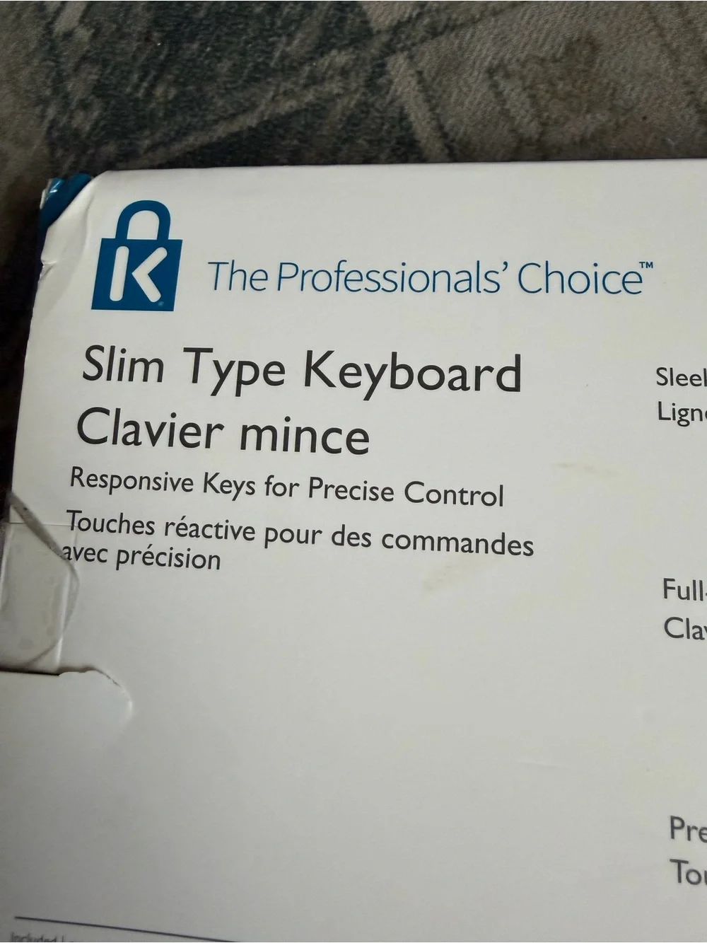 Kensington slim type