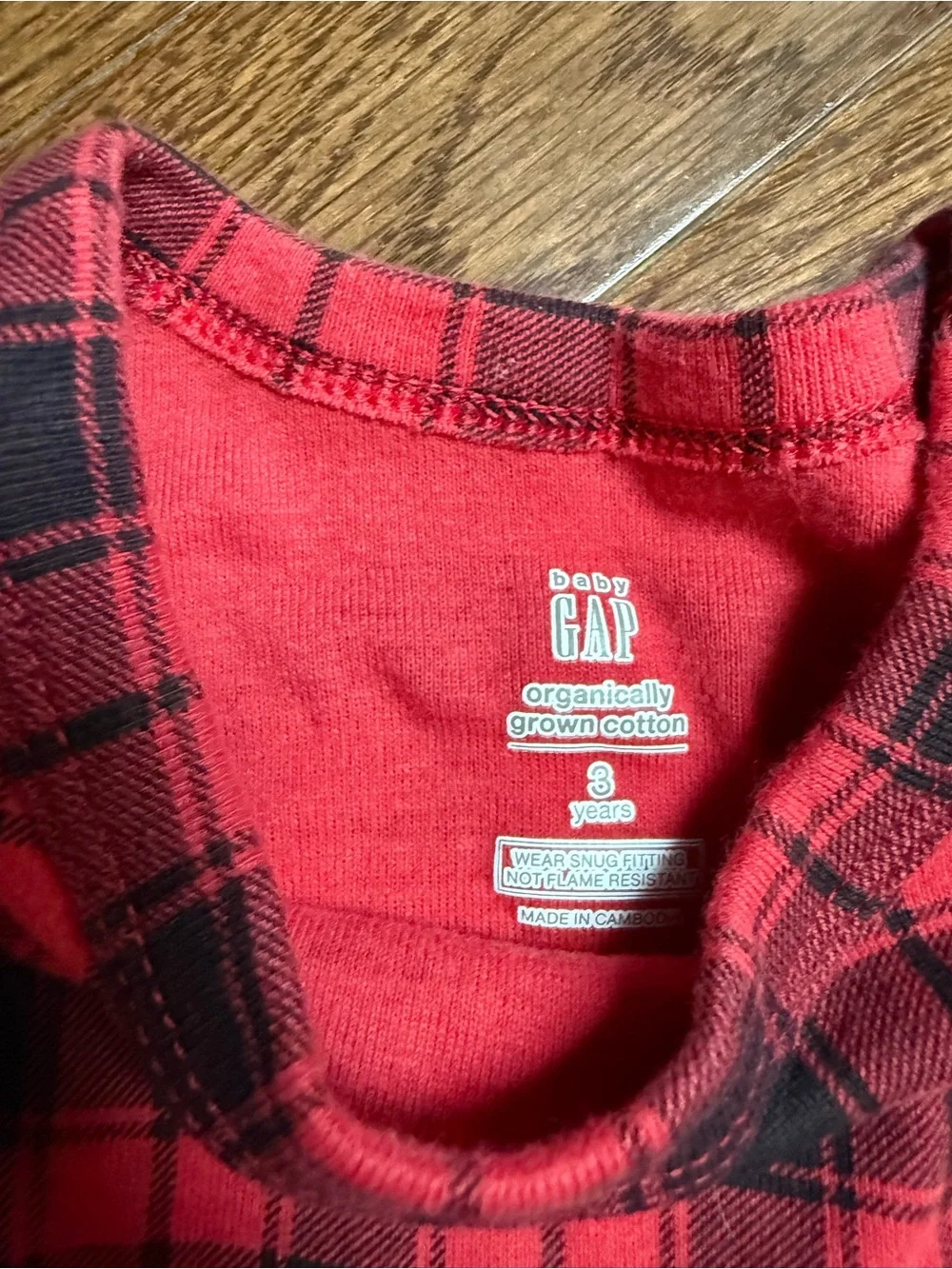 GAP soft plaid