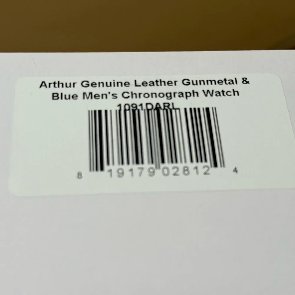 Men’s Arthur Chronograph Leather Strap Watch,  44mm