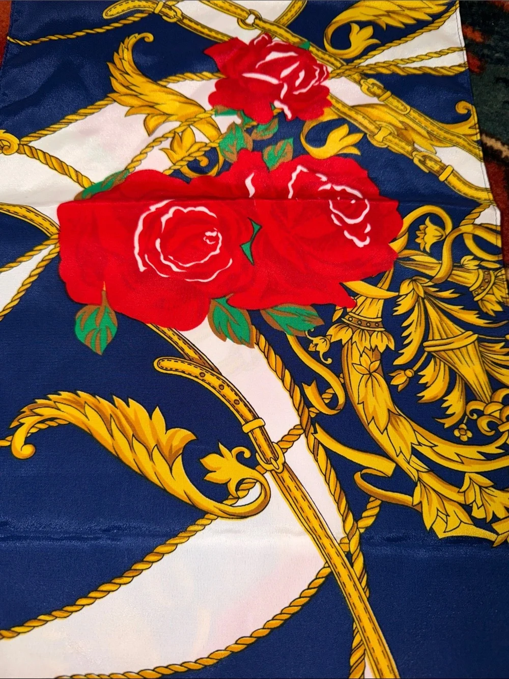 Baroque scarf stunning vintage