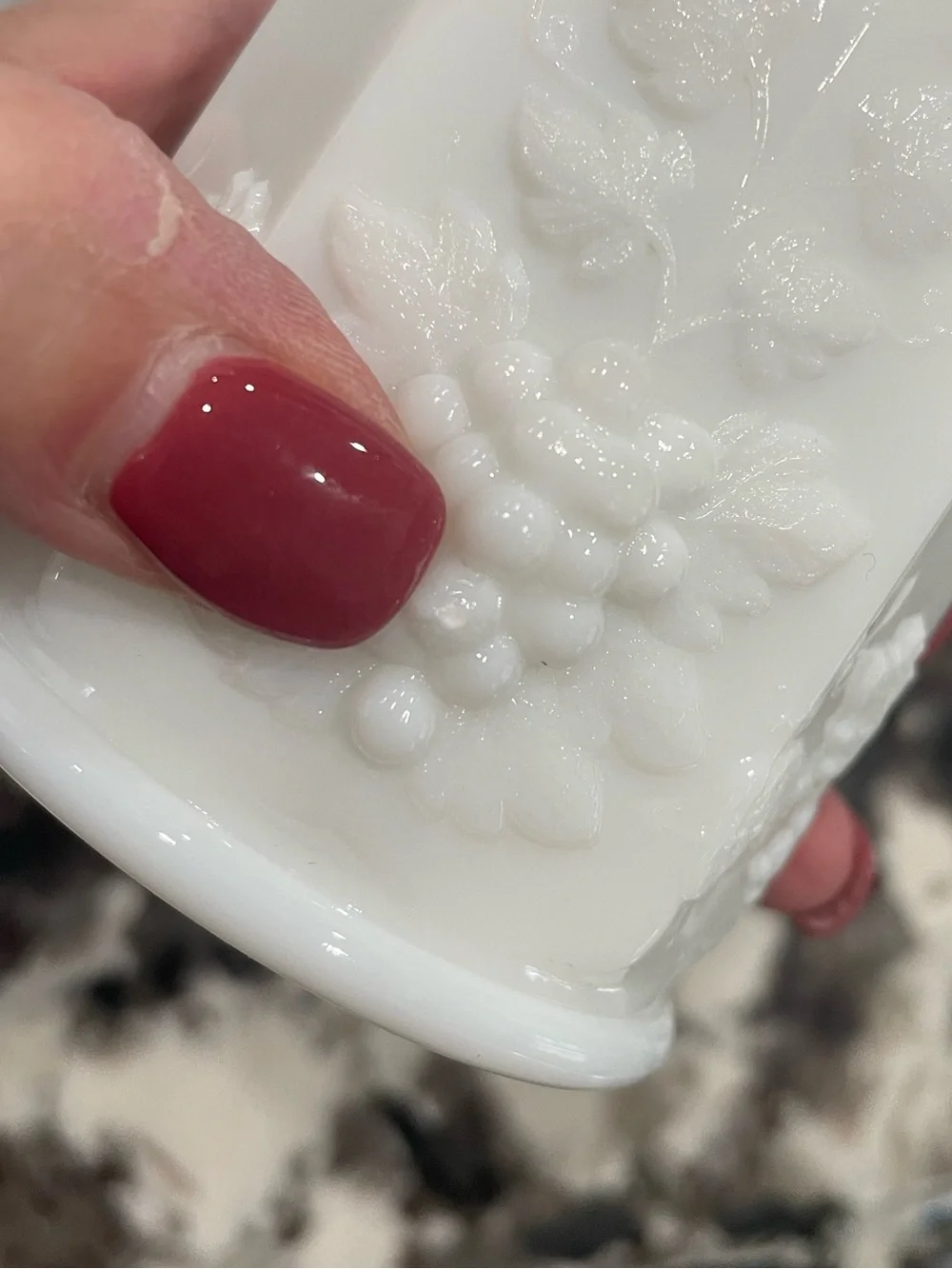 Vintage white milk