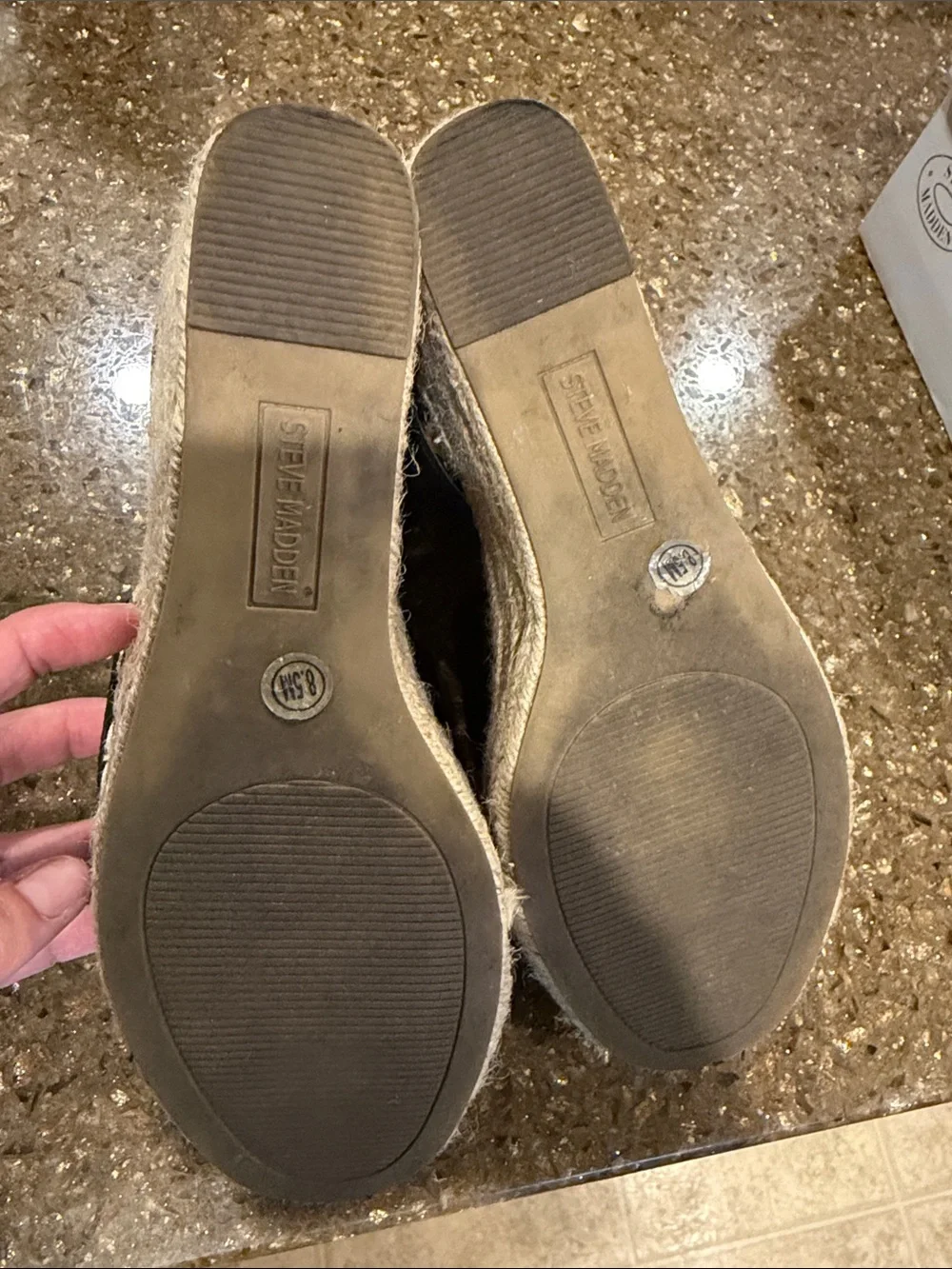 Steve Madden black suede
