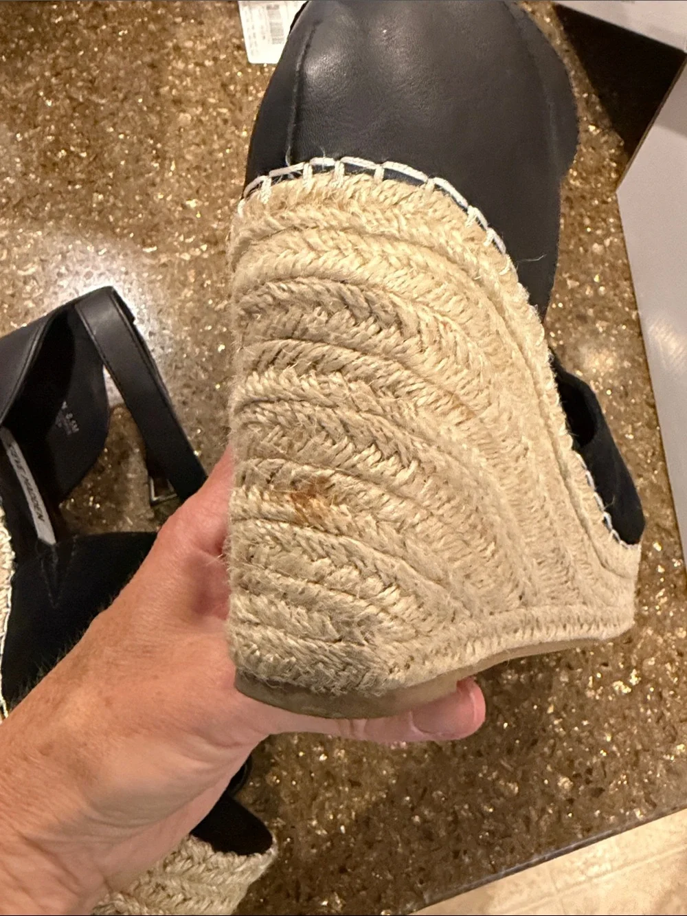 Steve Madden black suede