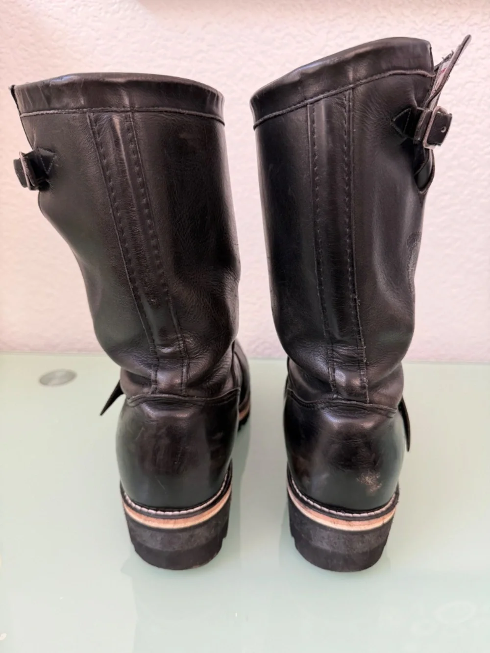 Chippewa black leather