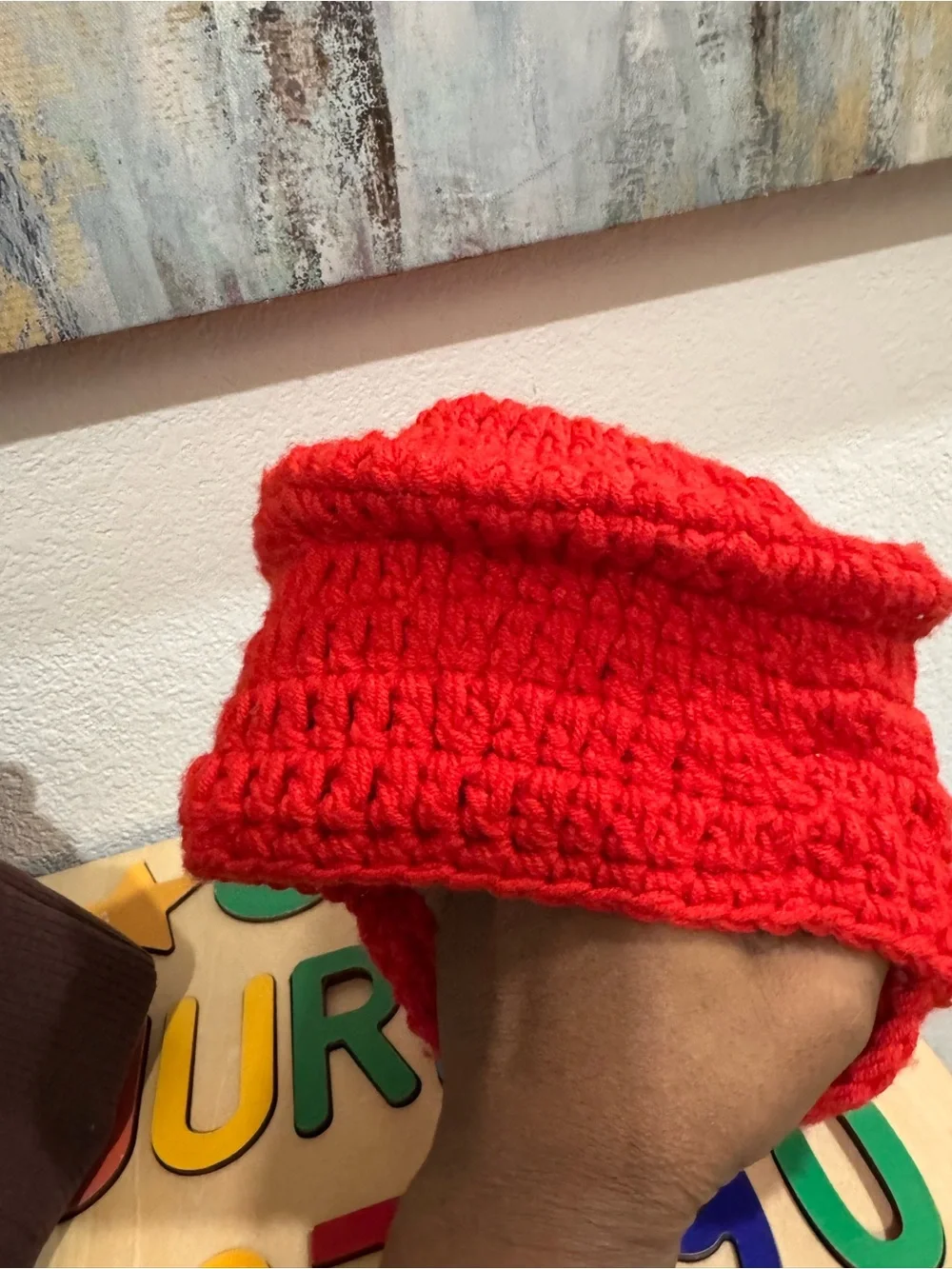 No brand cozy red