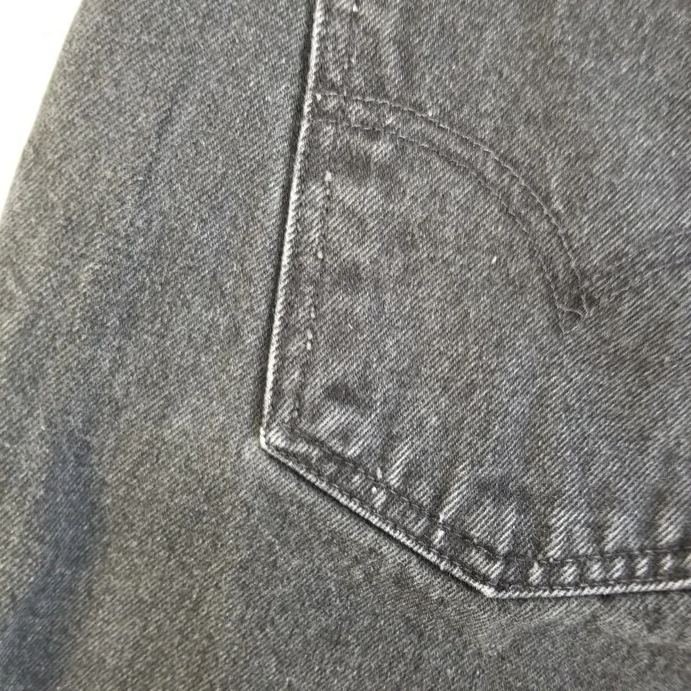VTG Levi's 560 Jeans Mens 40x32 Fits‎ 37x30 Black Orange Tab Loose Fit Tapered