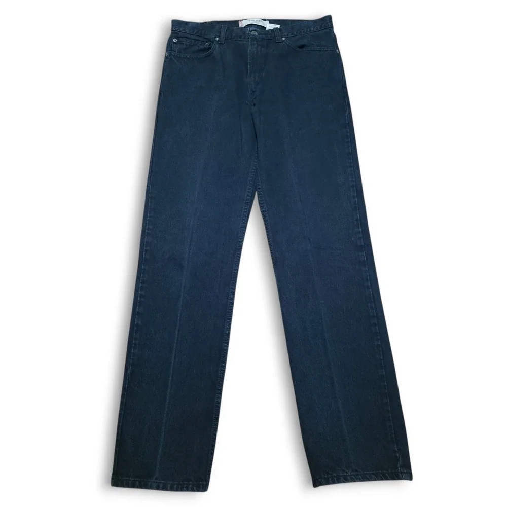 Vintage Levis 505 Regular Jeans Mens 34‎ x 34 *Fits 32 x 34 Navy Y2K 100% Cotton