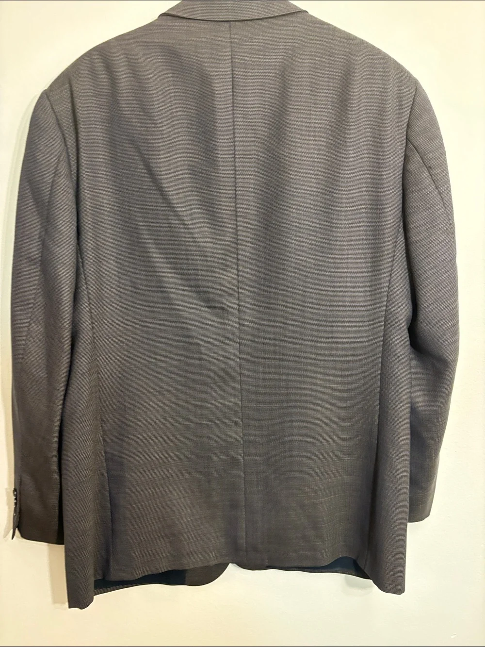Milano pure wool Classic Men's Gray Two-Button Blazer