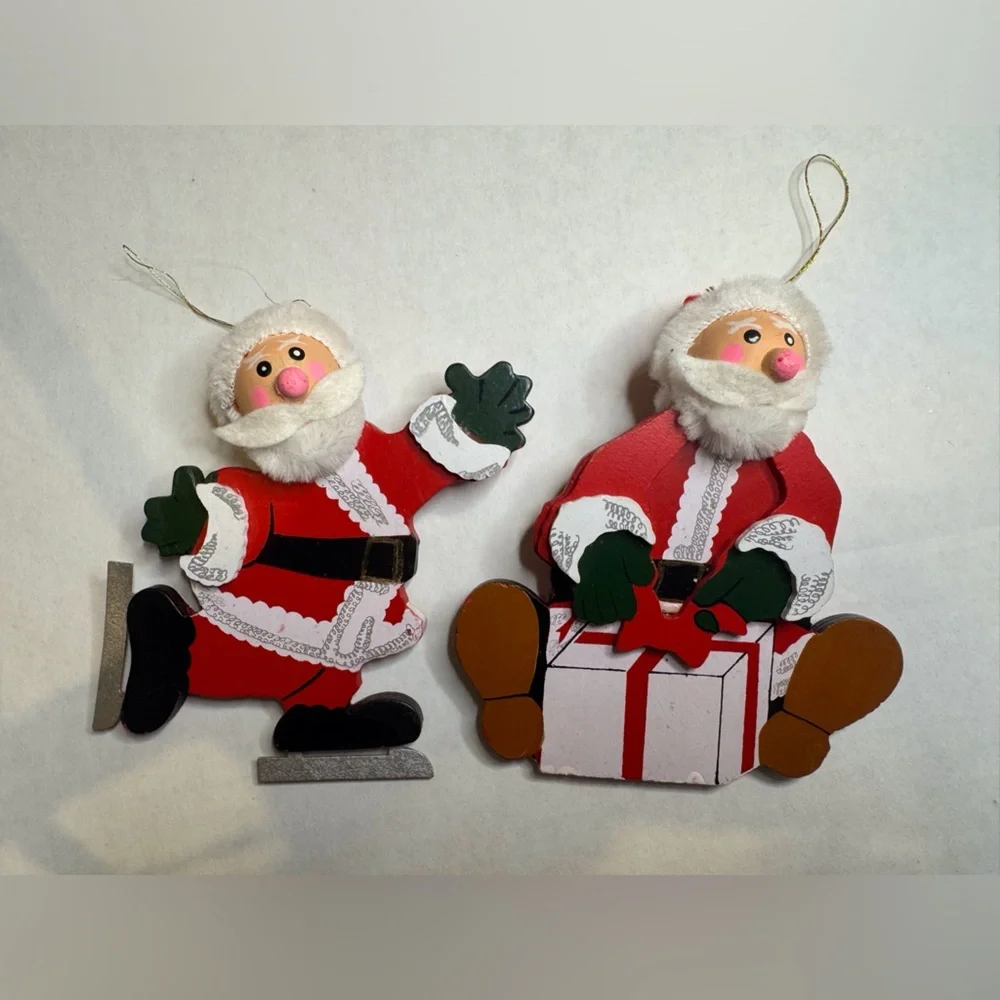 Vintage set wooden