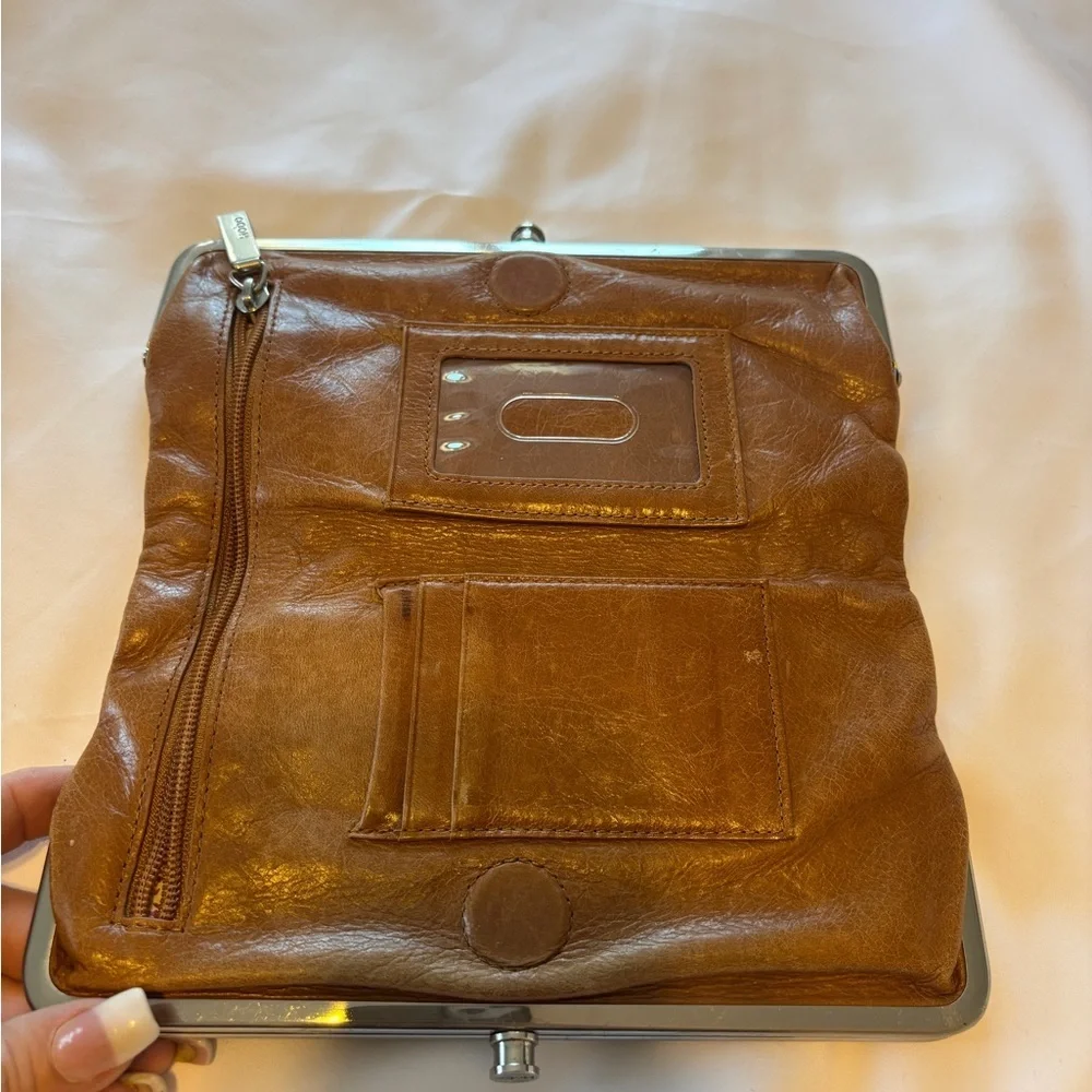 HOBO leather clutch valuable