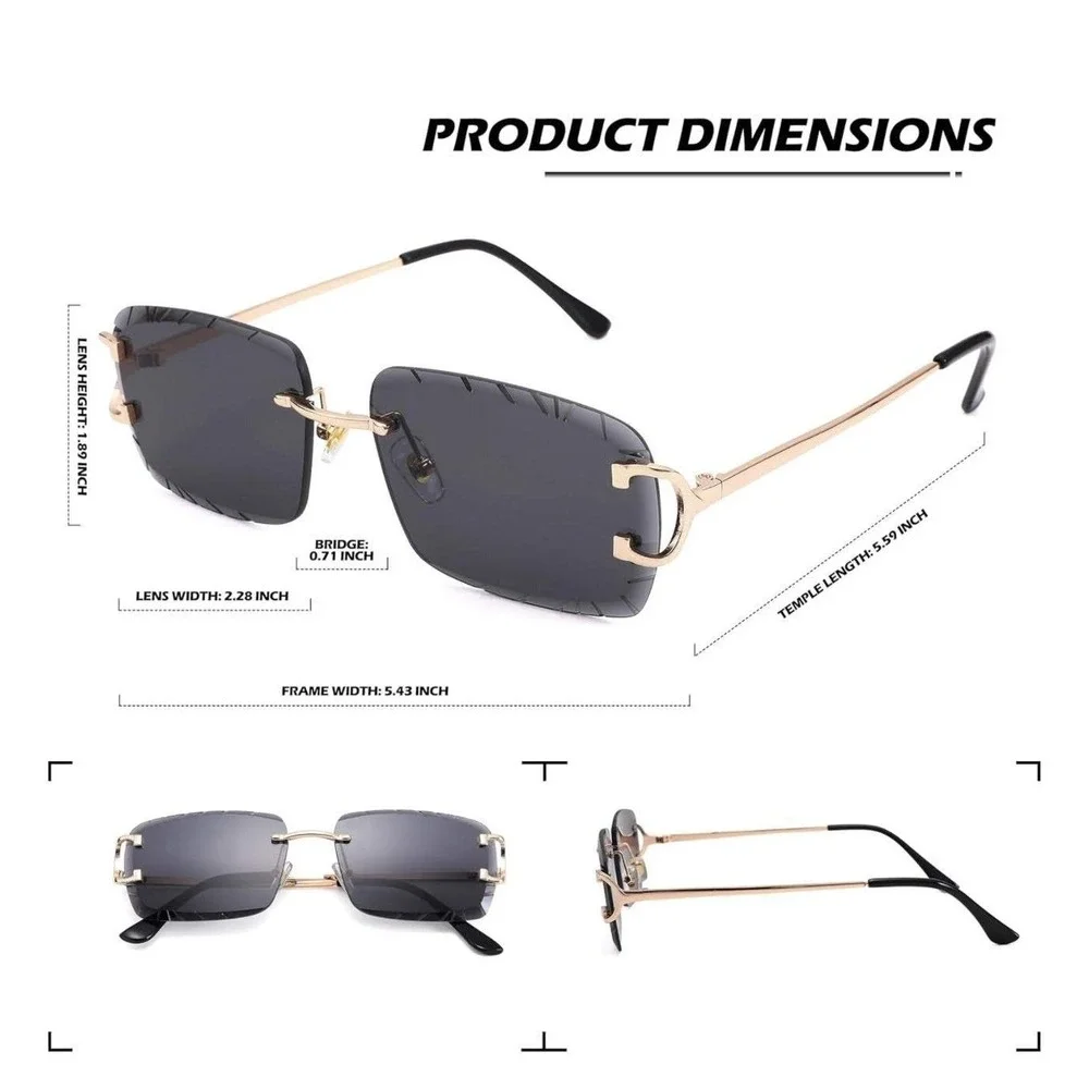 N/A stylish rimless